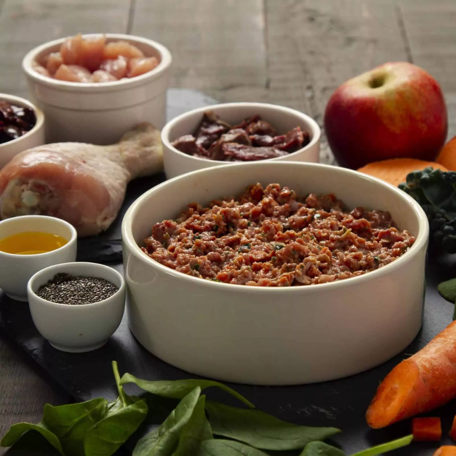 chicken-4 chicken complete raw food meal for dogs